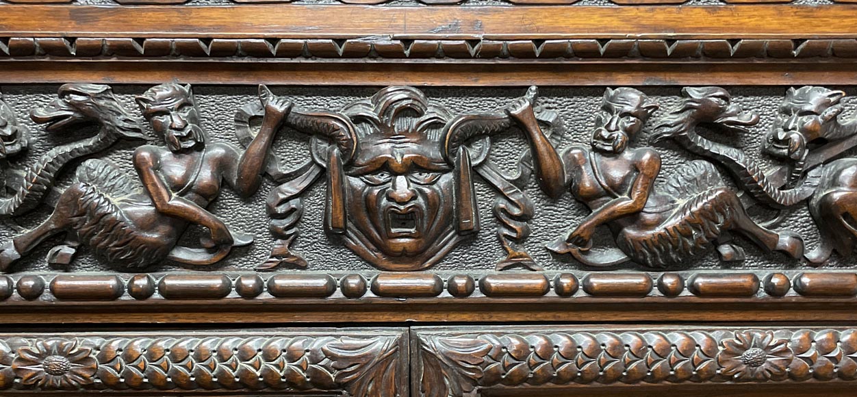 Neo-Renaissance cabinet, Napoleon III era-3