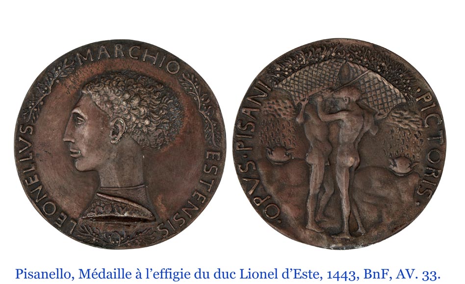 DECK Théodore (1823-1891), monumental oak mirror with green glazed faience medallions-22