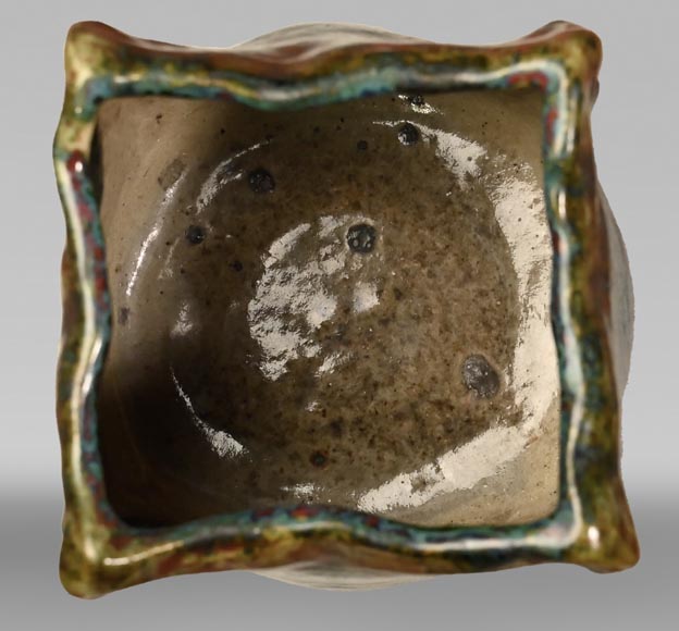 Adrien DALPAYRAT, Glazed Ceramic Vase, 1900 Paris Exposition-3