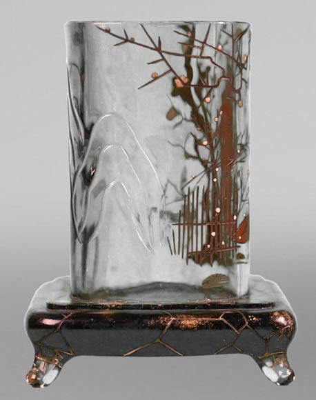 Eugène ROUSSEAU, Vase with Japanese Picker, circa 1870-1880-2