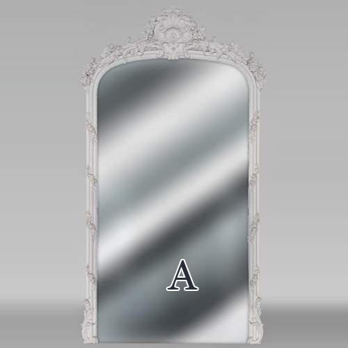 Large carved wood and stucco overmantel from the Napoleon III period