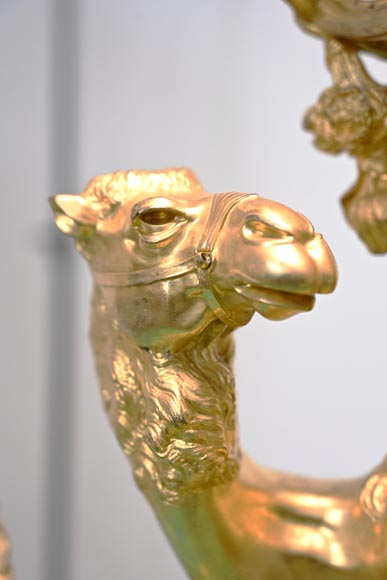 Rococo-style dromedary clock-5