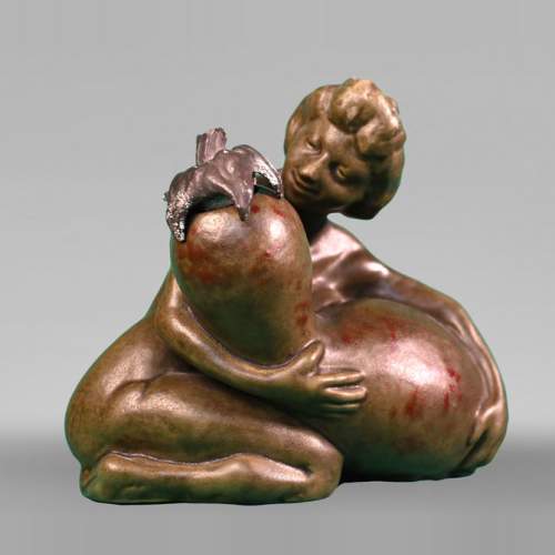 François-Rupert CARABIN, Woman with a Gourd, circa 1900