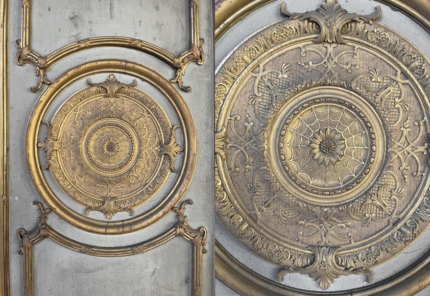 René Gaillard (architect), Aimé Octobre (sculptor), Regency-Style Painted and Gilded Woodwork, 1919-16