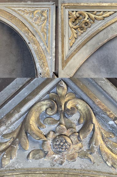 René Gaillard (architect), Aimé Octobre (sculptor), Regency-Style Painted and Gilded Woodwork, 1919-18