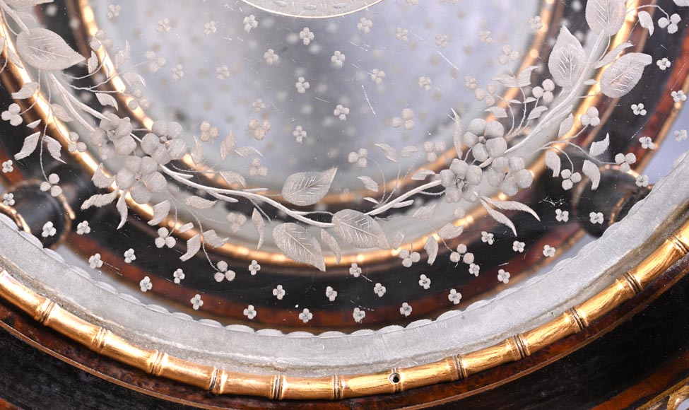 Alphonse GIROUX (in the manner of), Bamboo Decorated Gueridon, first half of the 19th century-5