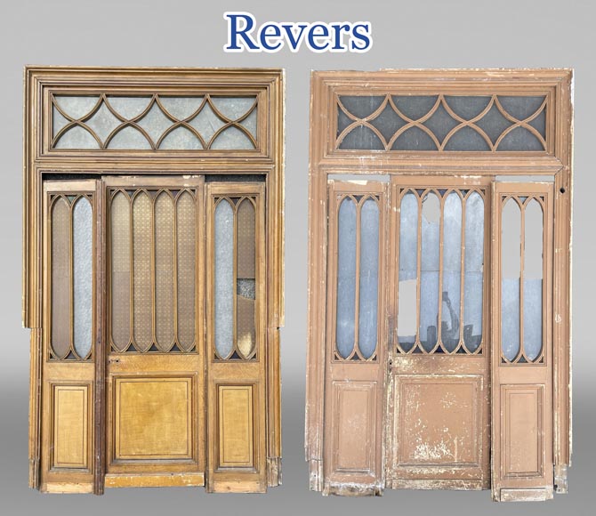 Pair of Triple Doors with Glazed Frame – Circa 1900-3
