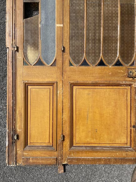 Pair of Triple Doors with Glazed Frame – Circa 1900-4