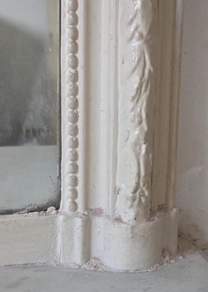 Louis XVI style trumeau decorated with a double laurel wreath-6