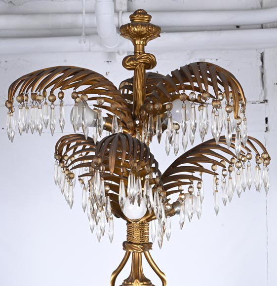 Napoléon III Lamp in Sarrancolin Marble, modern base-3