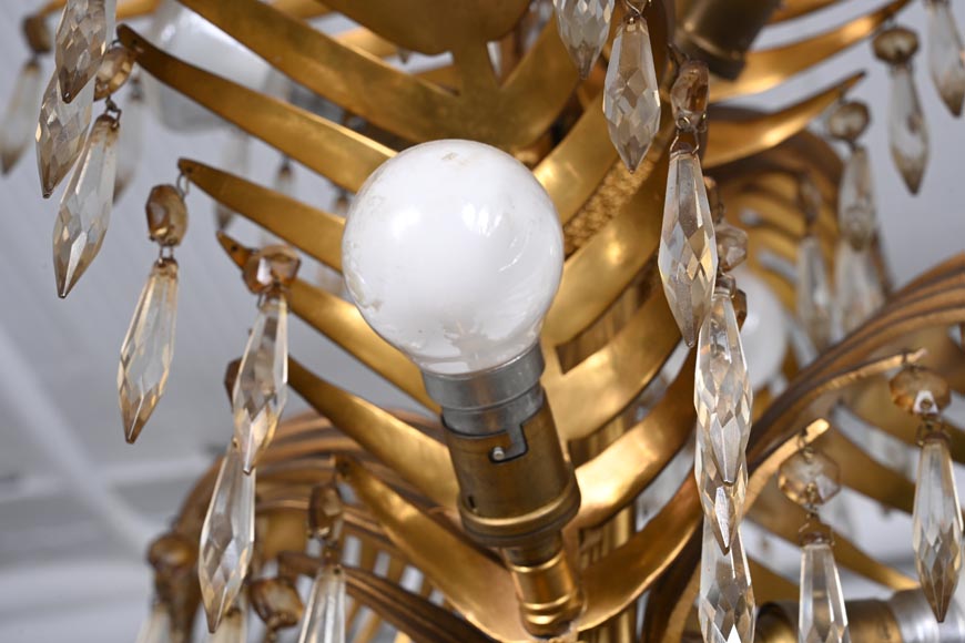 Napoléon III Lamp in Sarrancolin Marble, modern base-5