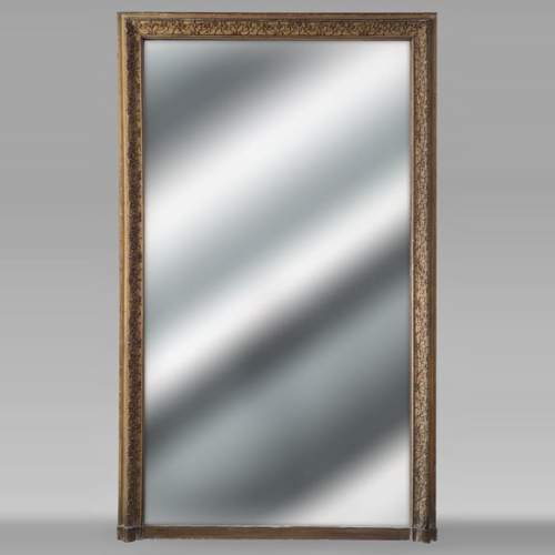 Regency-style gilded trumeau