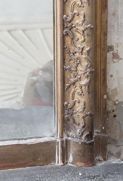 Regency-style gilded trumeau-4