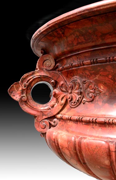 Jules CANTINI, Large Urn in Numidia Red Breccia Marble,second half of the 19th century-4