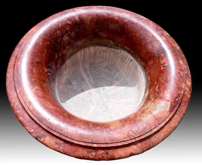 Jules CANTINI, Large Urn in Numidia Red Breccia Marble,second half of the 19th century-11