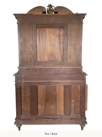 Aimé Millet (1819–1891) — Large Neo-Renaissance cabinet in walnut and gilt bronze Aimé Millet (1819–1891) — Large Neo-Renaissance cabinet in walnut and gilt bronze-16