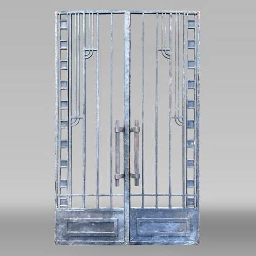Double Cast Iron Gate – Art Deco Style