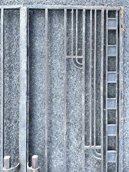 Double Cast Iron Gate – Art Deco Style-2
