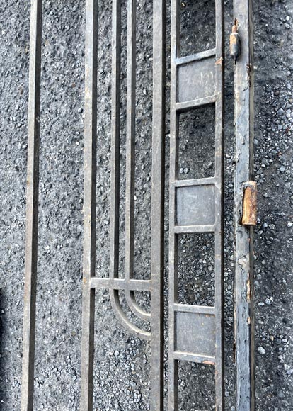 Double Cast Iron Gate – Art Deco Style-6