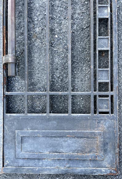 Double Cast Iron Gate – Art Deco Style-8
