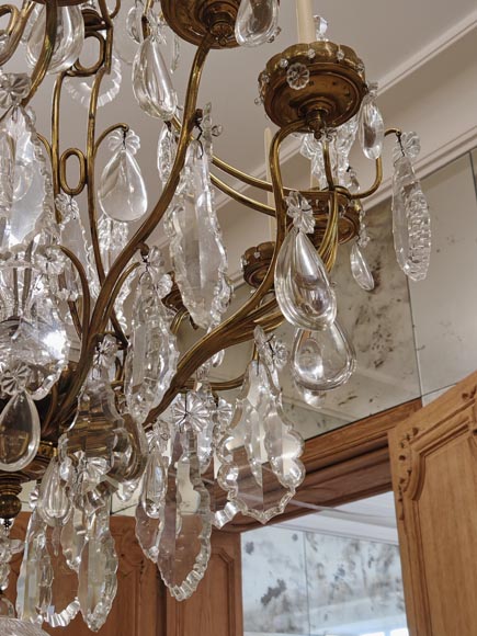 Pair of modern crystal chandeliers, Versailles models-23