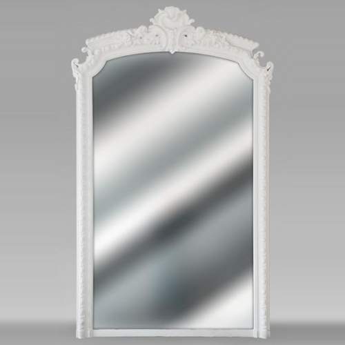 Regence style trumeau topped with a shell