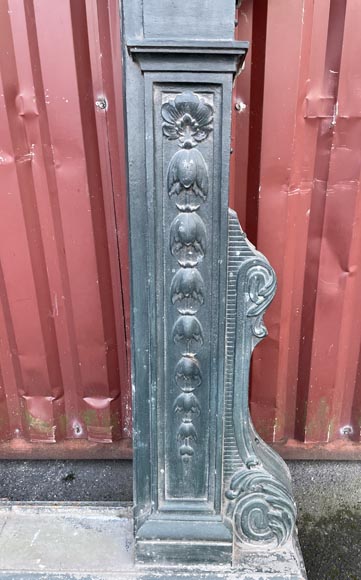 Cast Iron Window Frame, Napoleon III Style, 19th Century-5