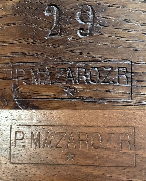 Jean-Paul MAZAROS (1823-1900), Neo-Renaissance four-poster bed in carved walnut-14