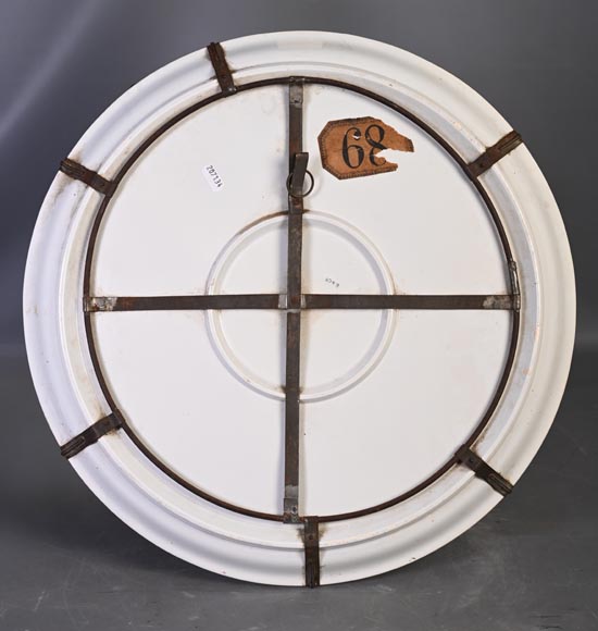 BALLEROY & Co. (porcelain), Joseph Albert PONSIN (painter), Pair of Decorative Plates Adorned with Portraits of an Assyrian Man and Woman, 1876?-21