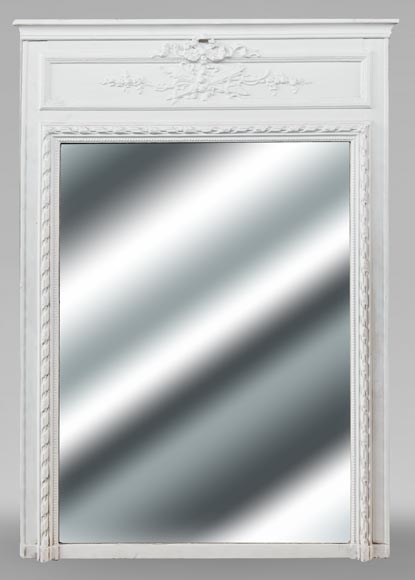 Small Louis XVI style trumeau decorated with a ribbon-0