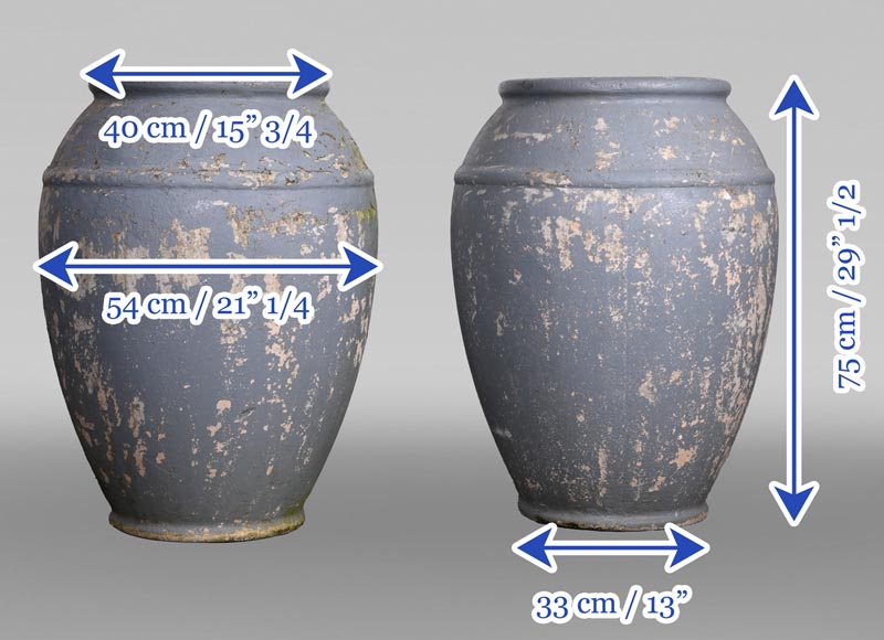 Willy Guhl, Pair of Fibre Cement Urn-Shaped Planters, 1950s-1960s-10