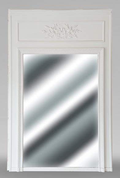 Louis XVI style trumeau decorated with a laurel wreath-0