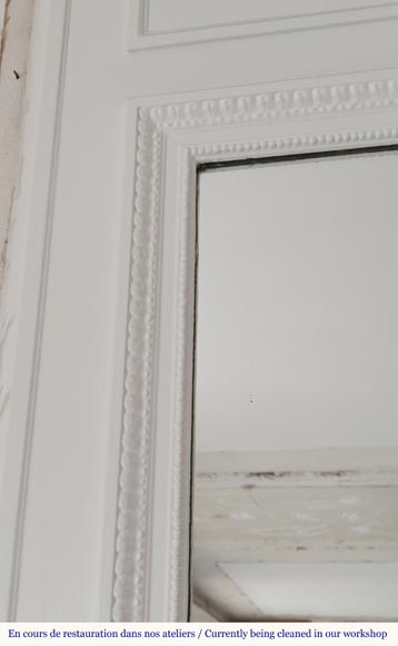 Louis XVI style trumeau decorated with a laurel wreath-3