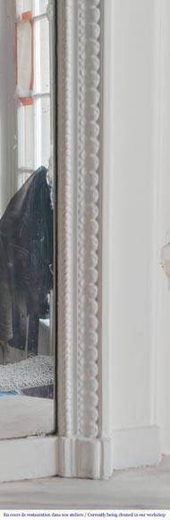 Louis XVI style trumeau decorated with a garland of flowers-4