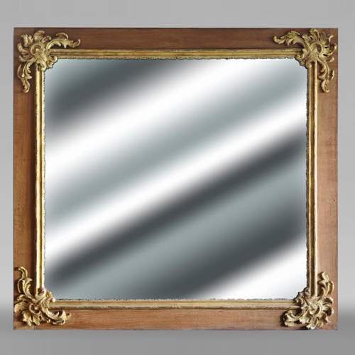 Modern Napoleon III style trumeau with gilded palmet