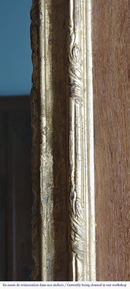 Modern Napoleon III style trumeau with gilded palmet-3