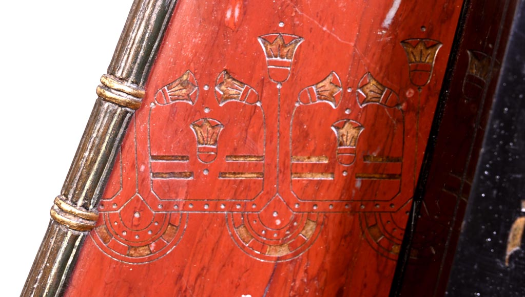 Emile Hébert and Georges Servant, Egyptian Revival Clock, 19th Century-15