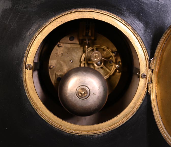 Emile Hébert and Georges Servant, Egyptian Revival Clock, 19th Century-22