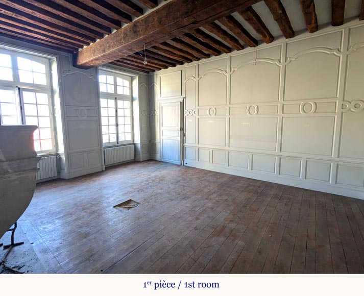 Antique Oak and Pine Wood Paneling – Composed of Two Rooms-1