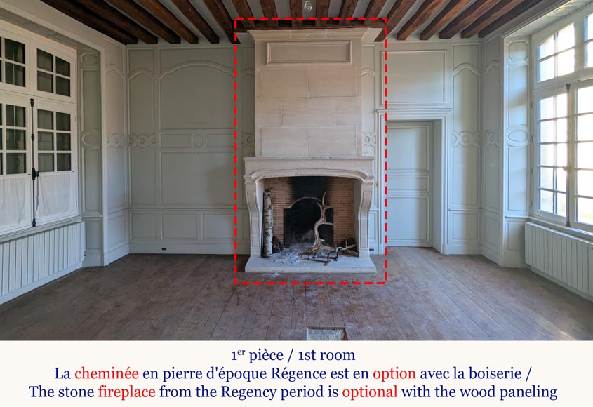 Antique Oak and Pine Wood Paneling – Composed of Two Rooms-5