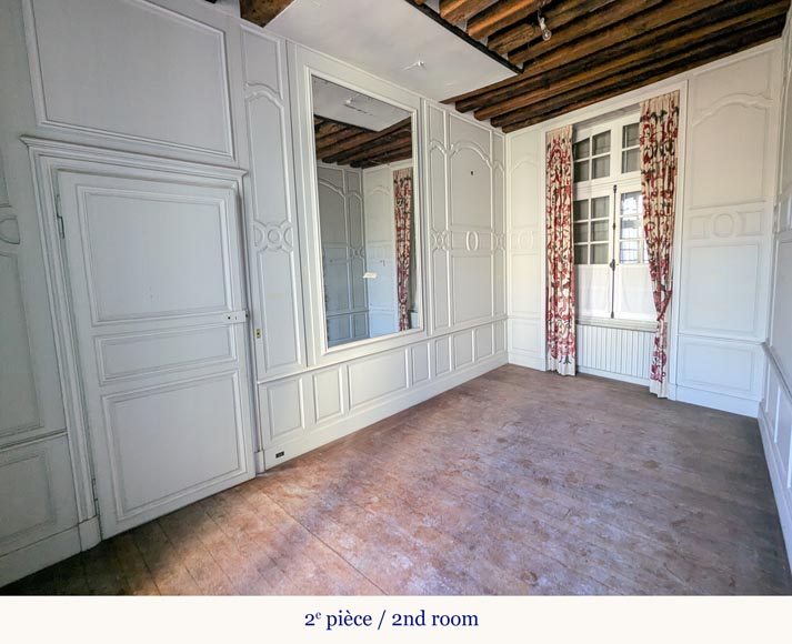 Antique Oak and Pine Wood Paneling – Composed of Two Rooms-7