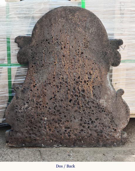 Small Louis XV period plaque with fleurs-de-lis and palmettes-6