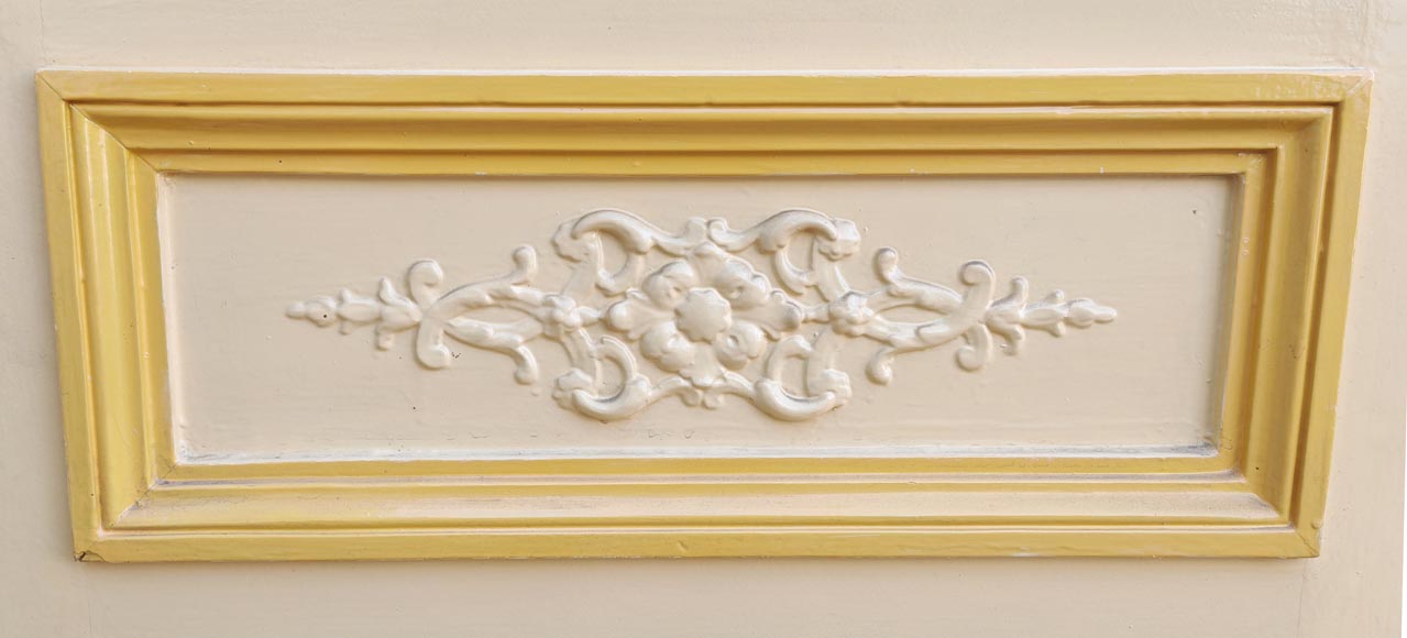 Pair of Louis XVI style double doors in carved wood-4