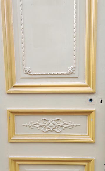 Pair of Louis XVI style double doors in carved wood-6