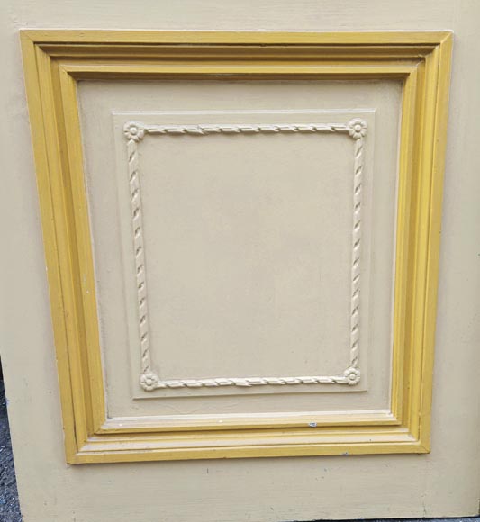 Pair of Louis XVI style double doors in carved wood-8