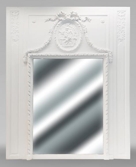 Louis XVI style trumeau with mythological scene-0