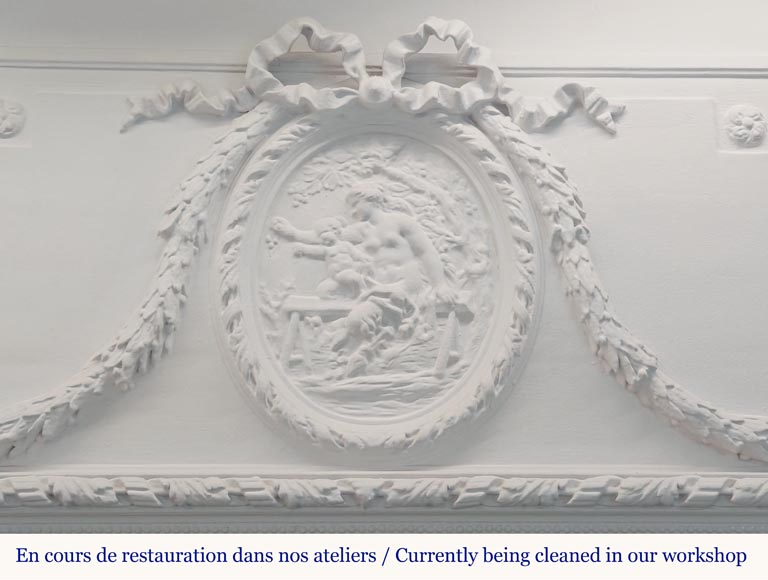 Louis XVI style trumeau with mythological scene-1