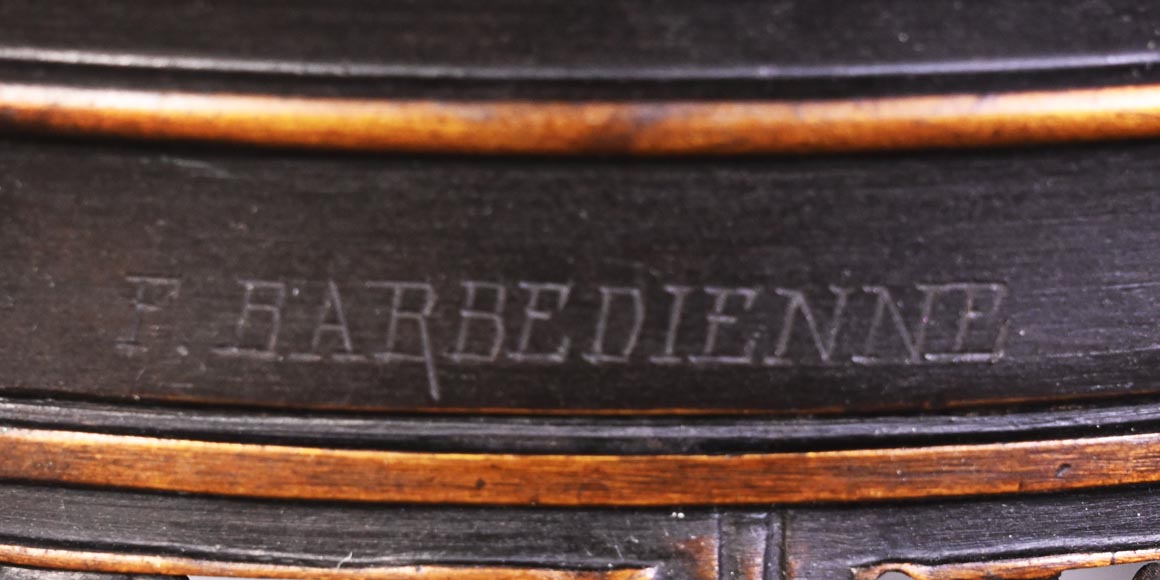 Cloisonné and Bronze Vase, Signed BARBEDIENNE, in the Style of Édouard LIÈVRE-13