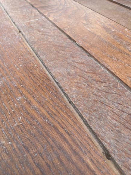 Set of 39 sqm of linear oak parquet flooring, wide planks-3