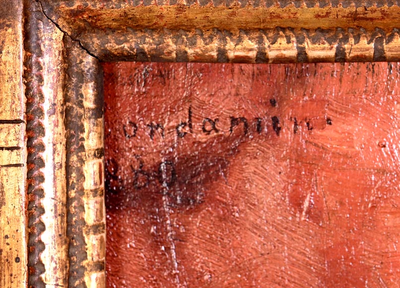 oung Woman with Cockatoo — Painting by Joseph Henri CONDAMIN-9